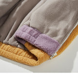 Color Block Fleece Jacket