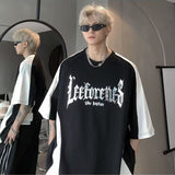 Gothic Color-Block Graphic Tee