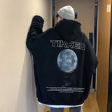 Moon Graphic Pullover Hoodie