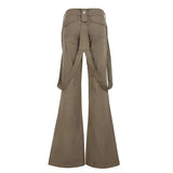 Low-Rise Strap Cargo Pants