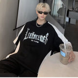 Gothic Color-Block Graphic Tee