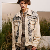 Floral Patchwork Utility Jacket