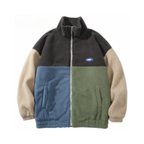 Color Block Fleece Jacket