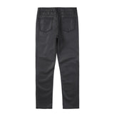 Waxed Straight-Leg Pants