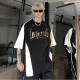 Gothic Color-Block Graphic Tee