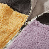 Color Block Fleece Jacket