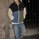 Color Block Fleece Jacket