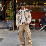 Floral Patchwork Utility Jacket