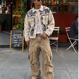 Floral Patchwork Utility Jacket