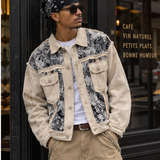 Floral Patchwork Utility Jacket
