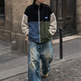 Color Block Fleece Jacket