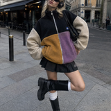 Color Block Fleece Jacket