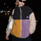 Color Block Fleece Jacket