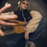 Color Block Fleece Jacket